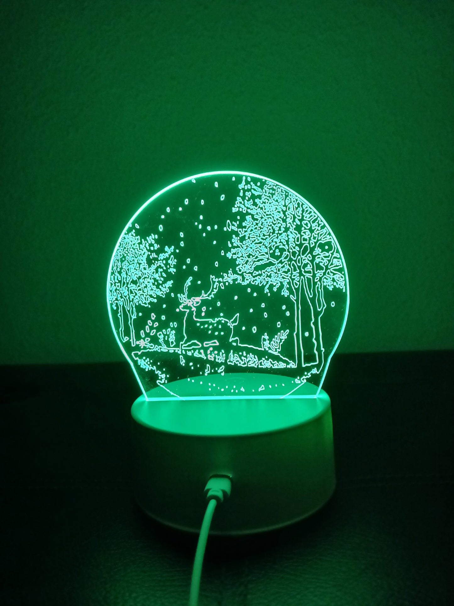 3D Winter Landscape Lamp