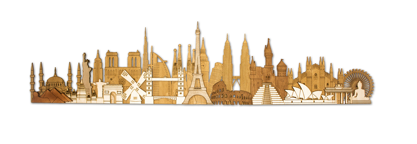 3D fa dekoráció | Világ Nevezetességei