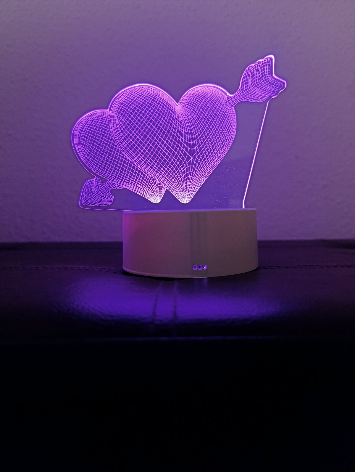 3D Ámor nyila lámpa 16 színnel