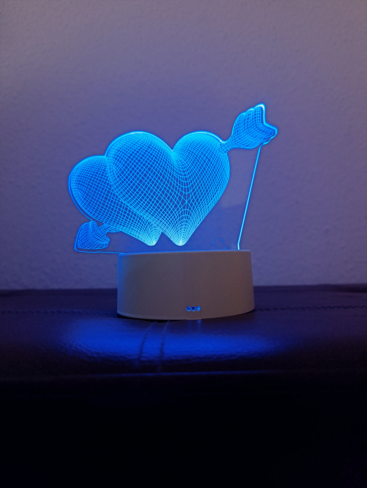 3D Ámor nyila lámpa 16 színnel