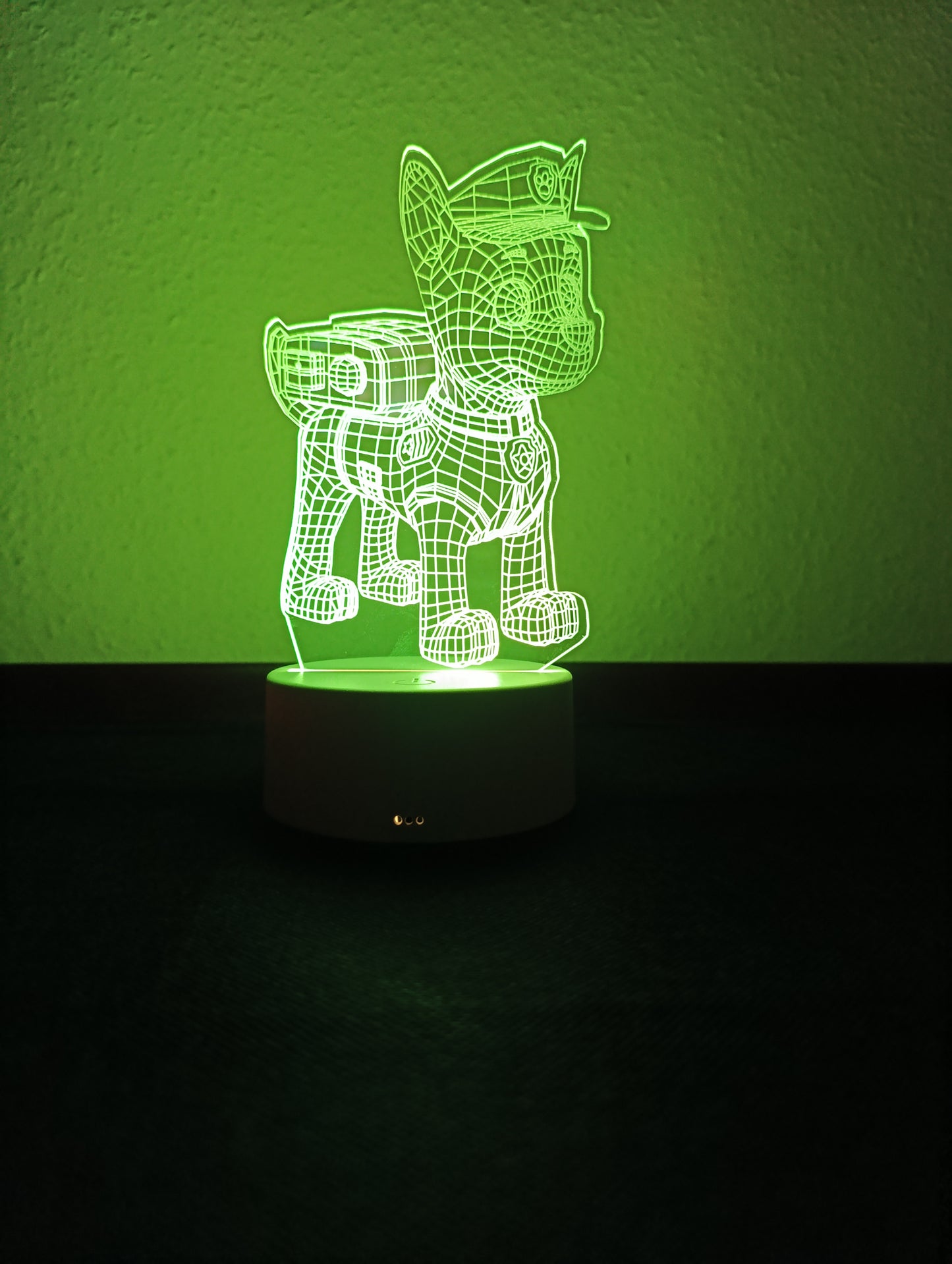 3D LED Lámpa – Rendőrkutya (Paw Patrol Chase)