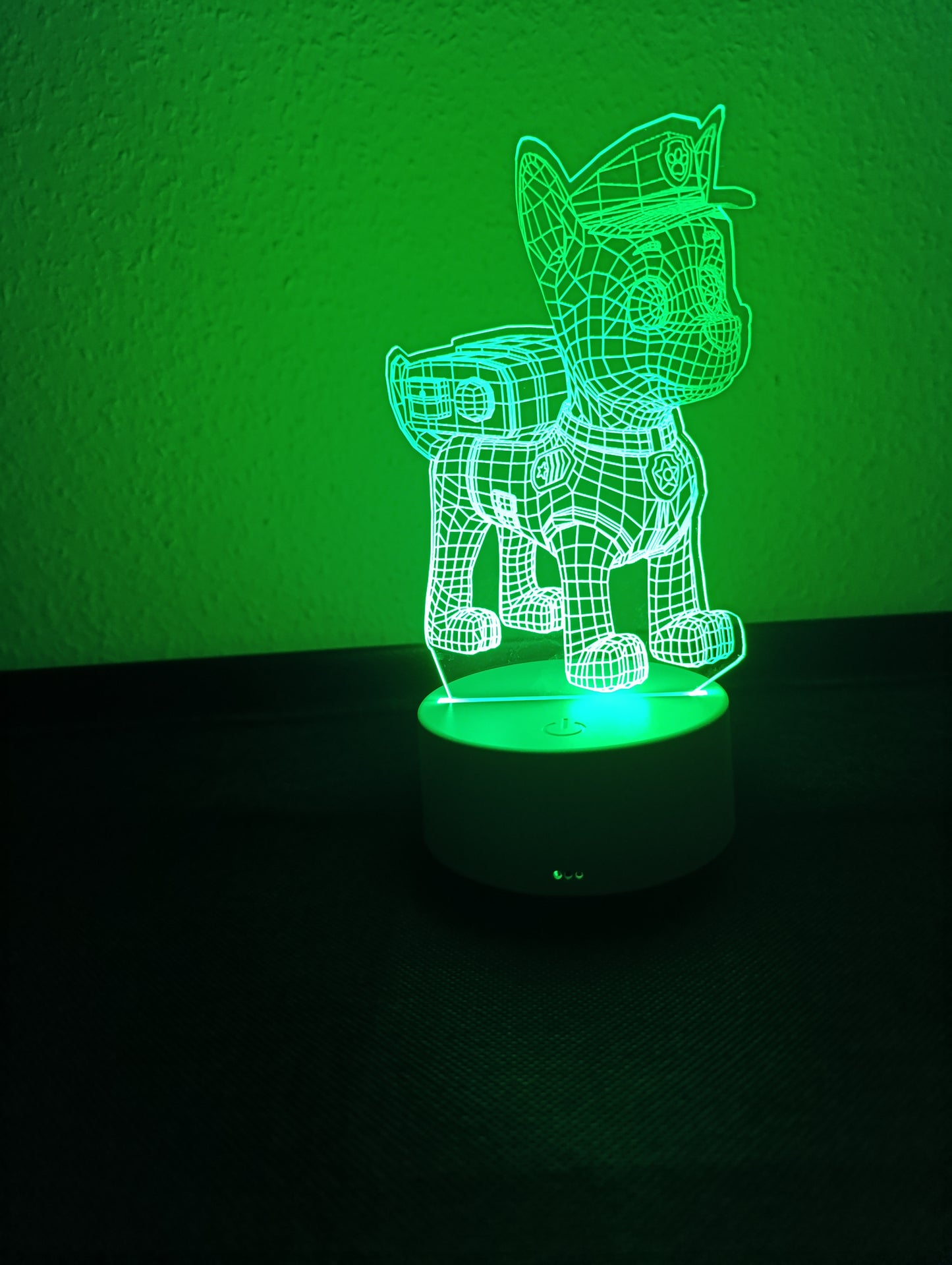3D LED Lámpa – Rendőrkutya (Paw Patrol Chase)