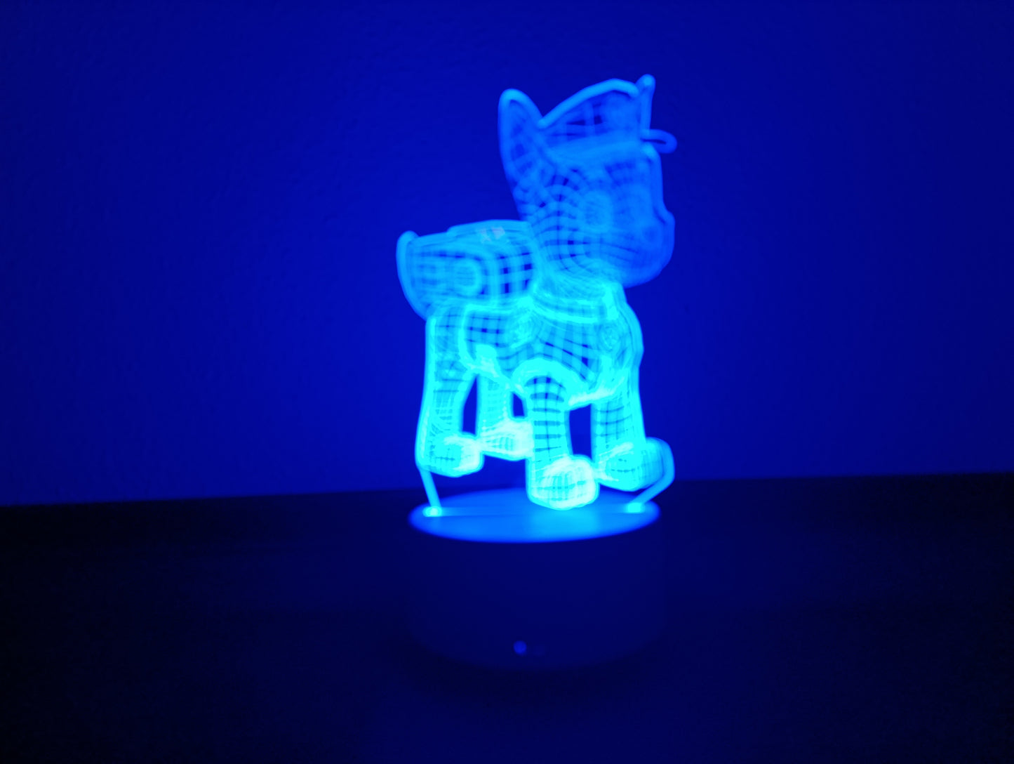 3D LED Lámpa – Rendőrkutya (Paw Patrol Chase)