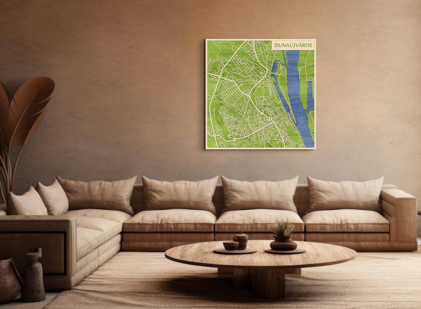 Natura Products – Dunaújváros 3D várostérkép fali dekoráció