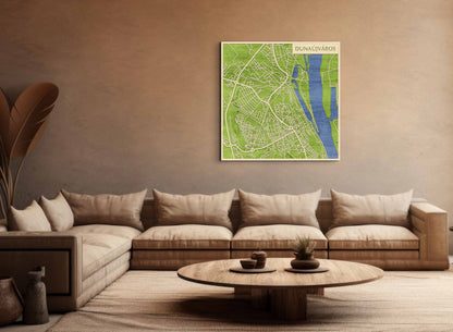 Natura Products – Dunaújváros 3D várostérkép fali dekoráció