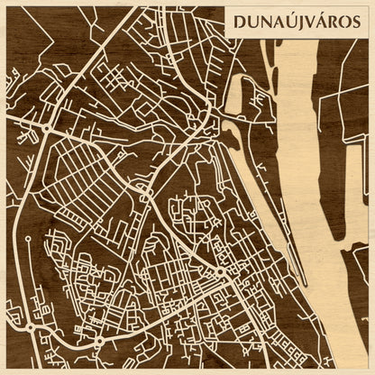 Natura Products – Dunaújváros 3D várostérkép fali dekoráció