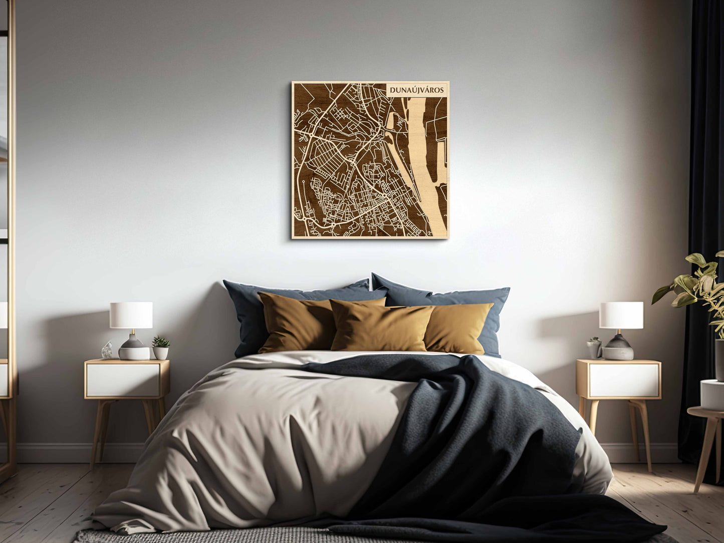 Natura Products – Dunaújváros 3D várostérkép fali dekoráció