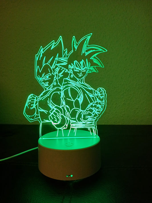 3D Son Goku lámpa