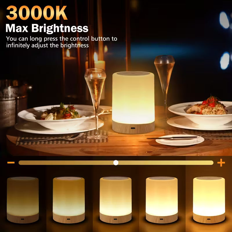 "Éji Varázslat" érintés vezérelt éjszakai lámpa USB kábellel