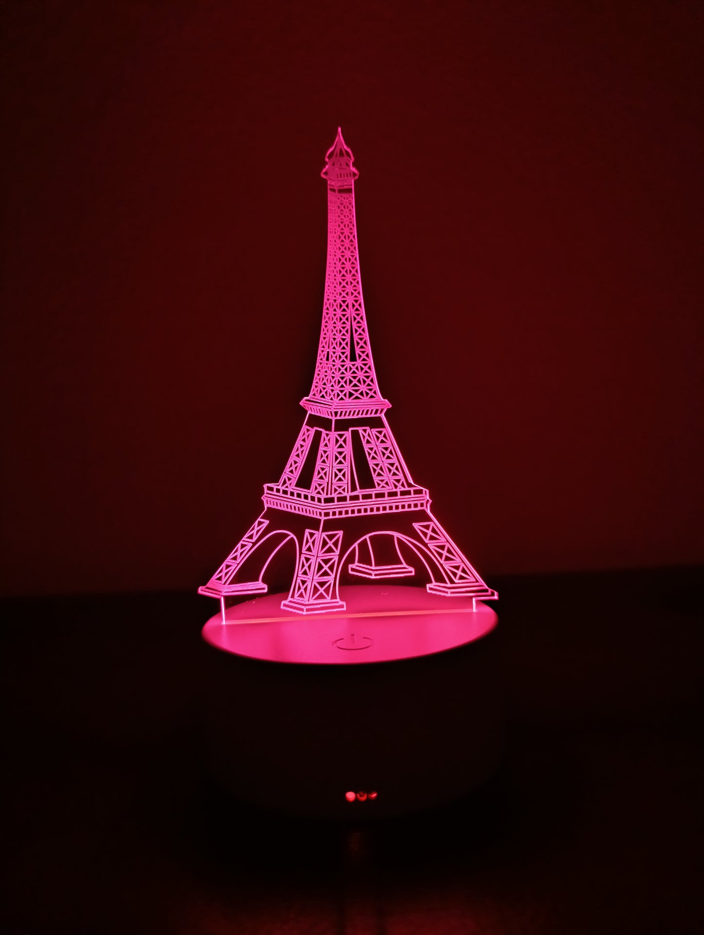 3D hatású Eiffel-torony LED lámpa