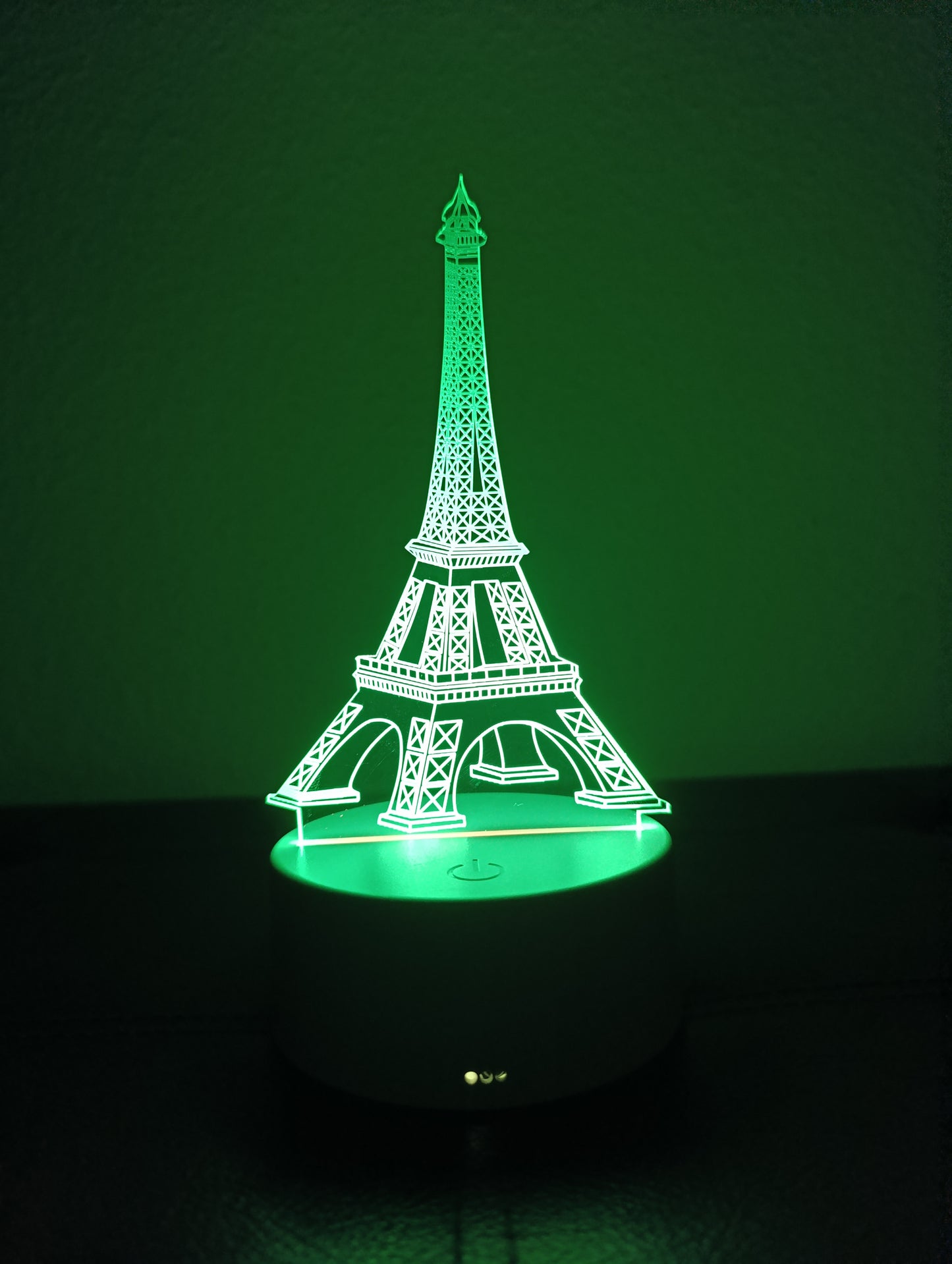 3D hatású Eiffel-torony LED lámpa