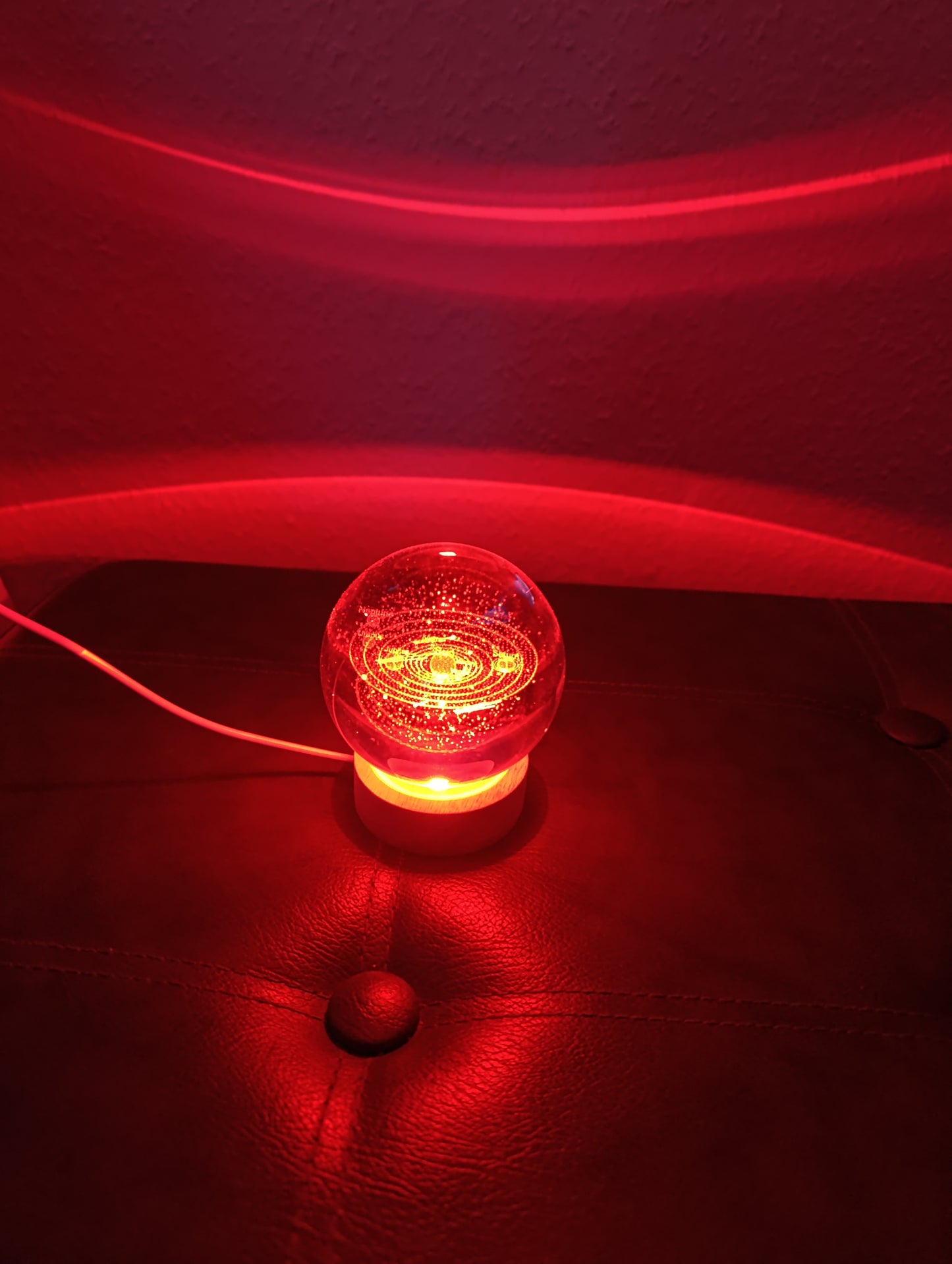 "Galactic Crystal Ball" crystal ball 3D lamp