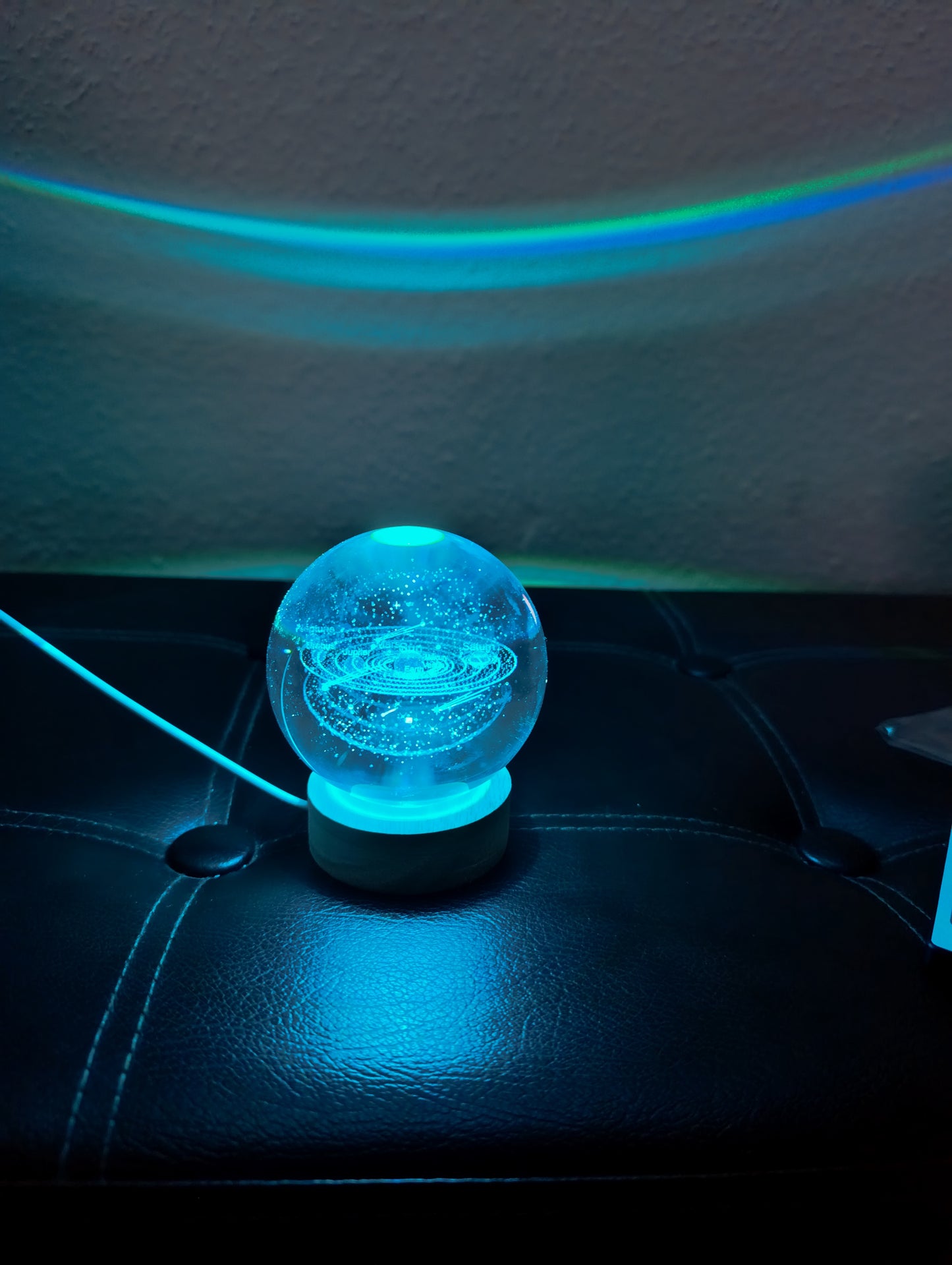"Galactic Crystal Ball" crystal ball 3D lamp