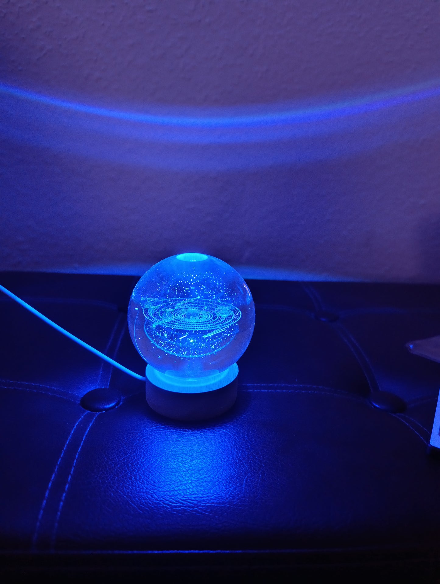 "Galactic Crystal Ball" crystal ball 3D lamp